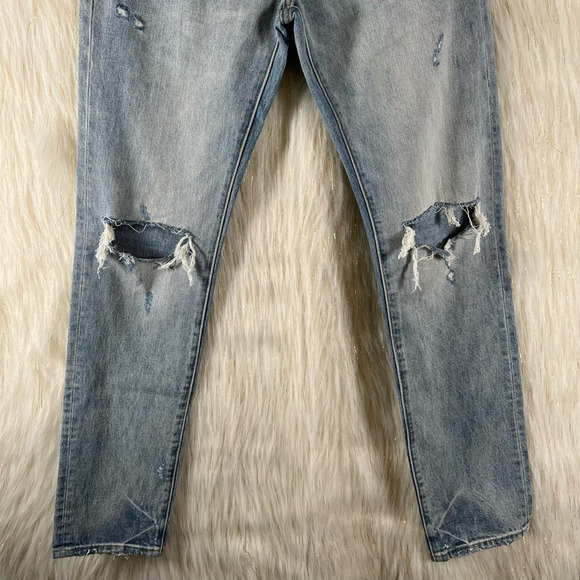 NEW American Eagle Outfitters Mens Classic Straight Jeans Distressed Slim 29x32 - Picture 3 of 12
